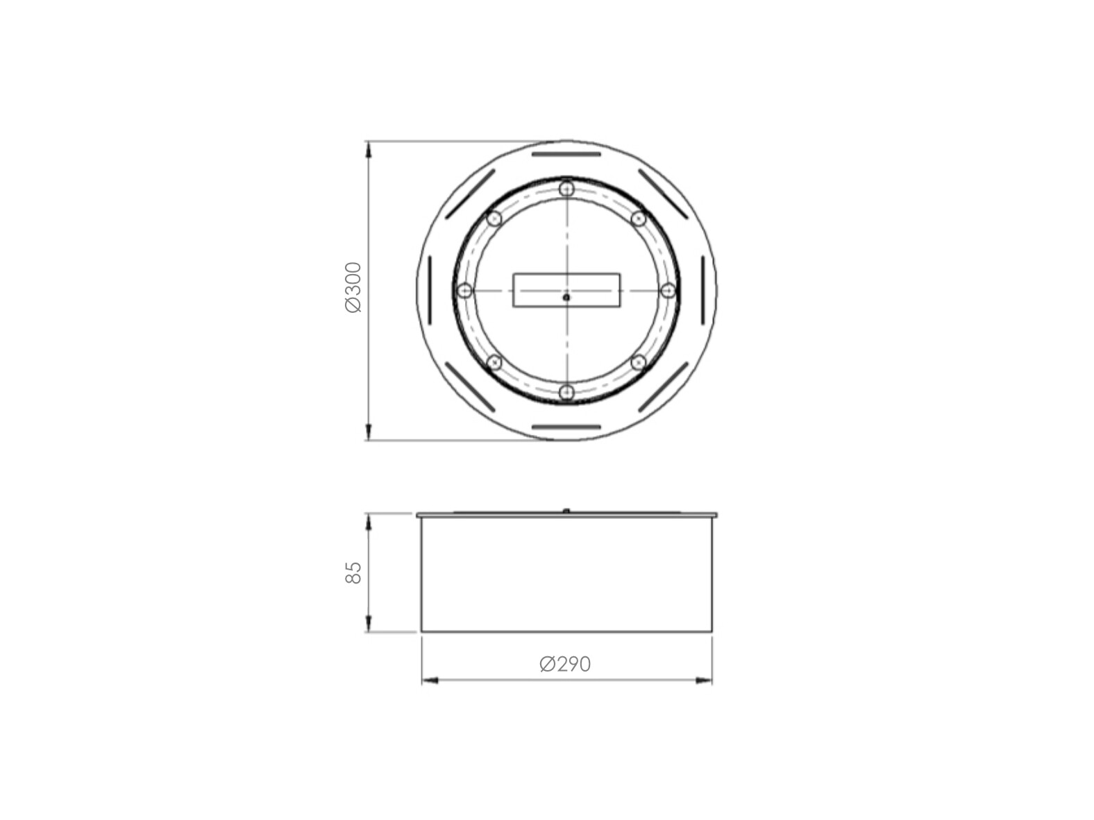 Queimador Capifire 300 Circular